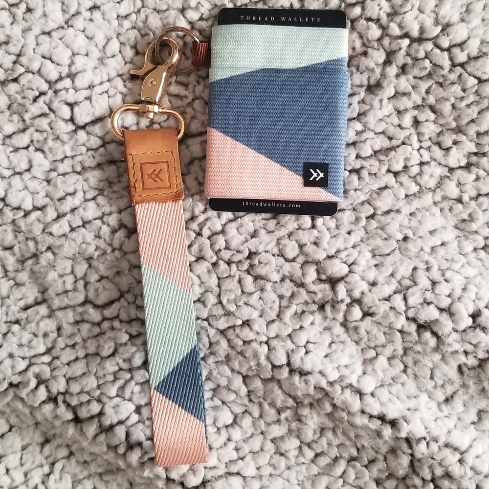Thread wallet and wrist band